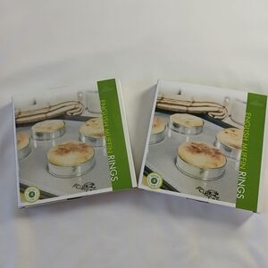 New 2 Sets Of Fox Run English Muffin Rings